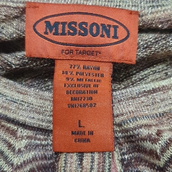 MISSONI for target Chevron Sweater - Picture 5 of 8